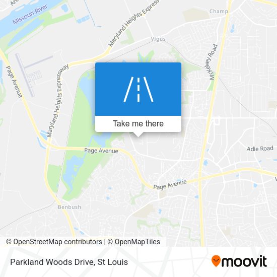 Mapa de Parkland Woods Drive