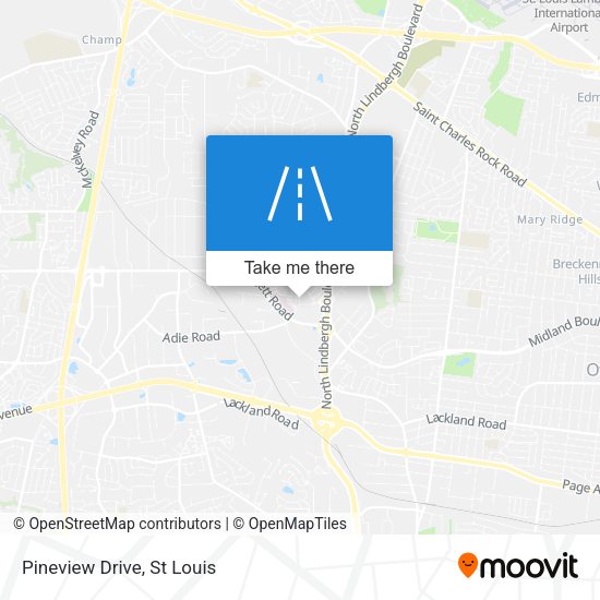 Mapa de Pineview Drive
