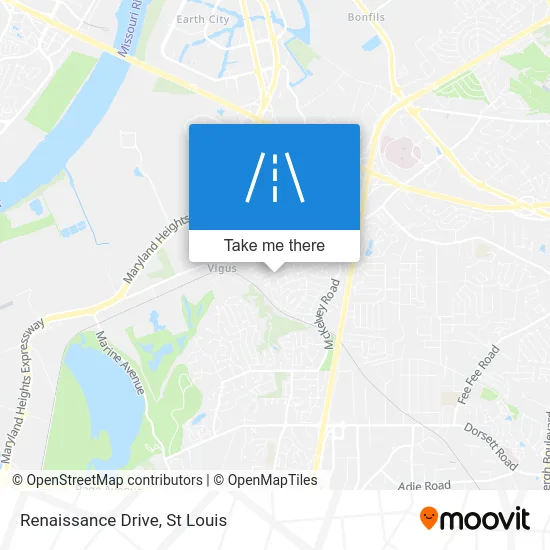 Renaissance Drive map