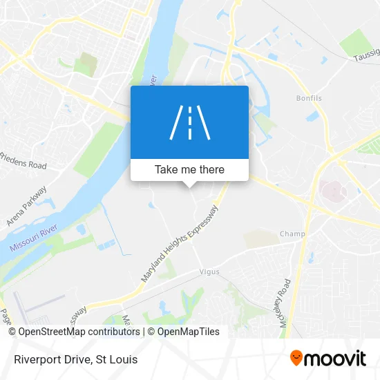 Riverport Drive map
