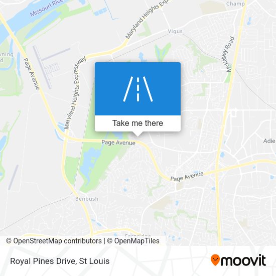 Mapa de Royal Pines Drive