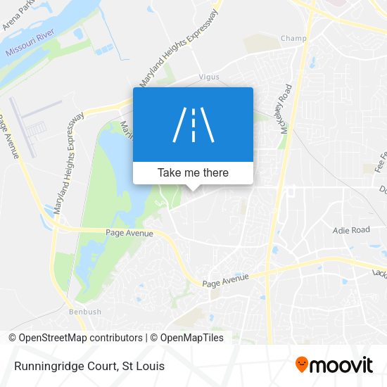 Runningridge Court map