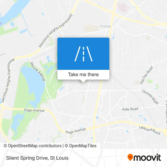 Silent Spring Drive map