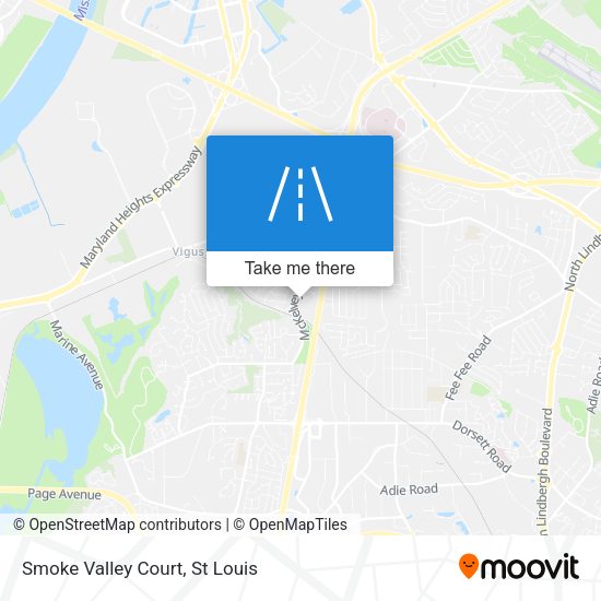 Smoke Valley Court map