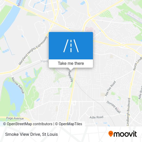Mapa de Smoke View Drive