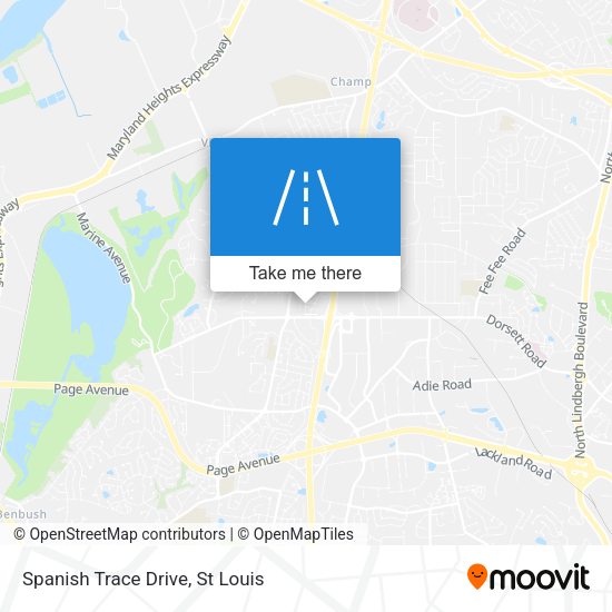 Mapa de Spanish Trace Drive