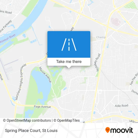 Spring Place Court map