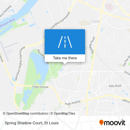 Mapa de Spring Shadow Court
