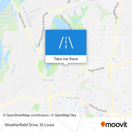 Weatherfield Drive map