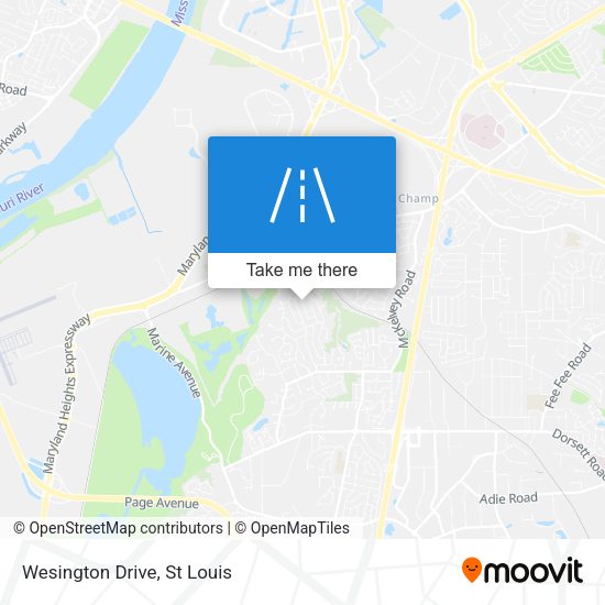 Mapa de Wesington Drive