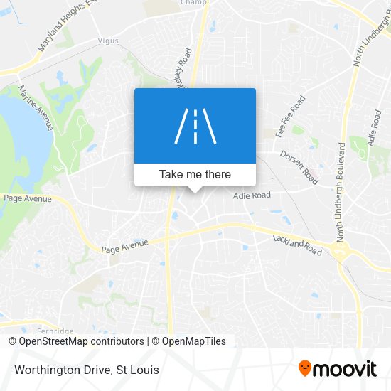 Mapa de Worthington Drive