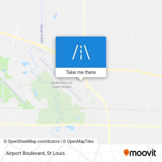Airport Boulevard map