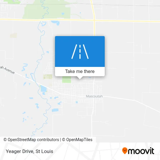 Yeager Drive map