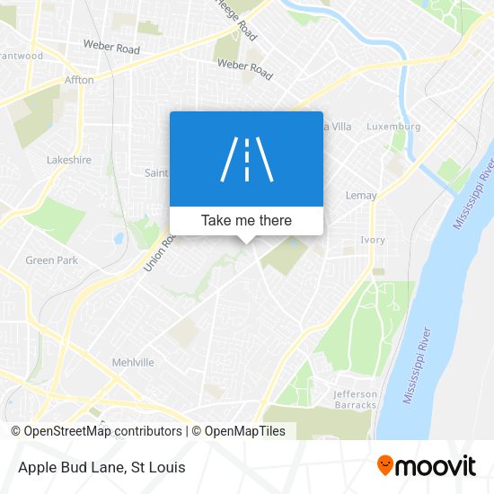 Mapa de Apple Bud Lane