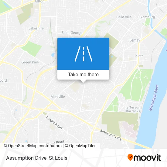 Assumption Drive map