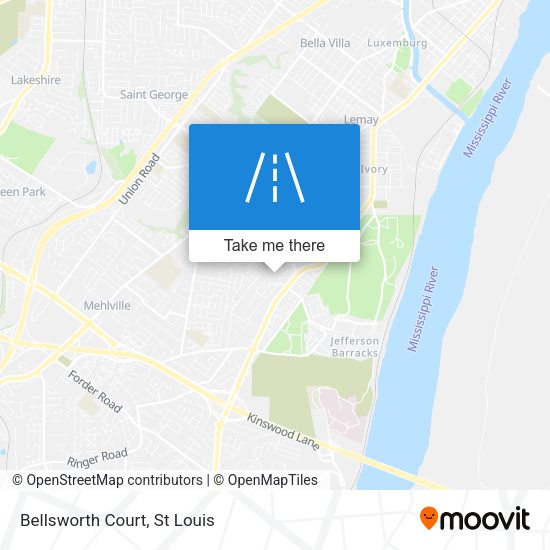Mapa de Bellsworth Court