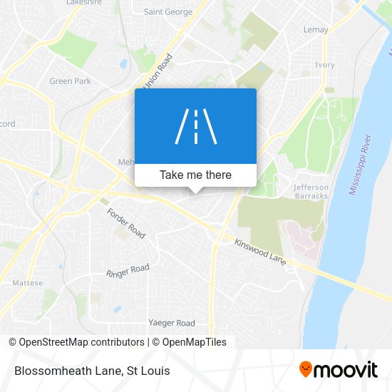 Mapa de Blossomheath Lane