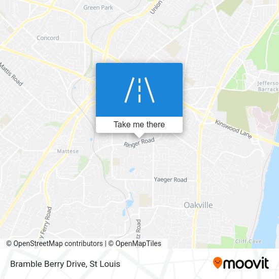 Bramble Berry Drive map