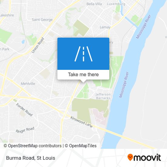 Mapa de Burma Road