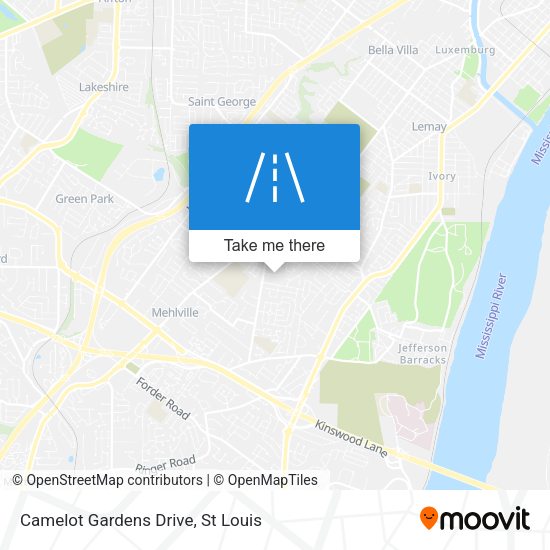 Mapa de Camelot Gardens Drive
