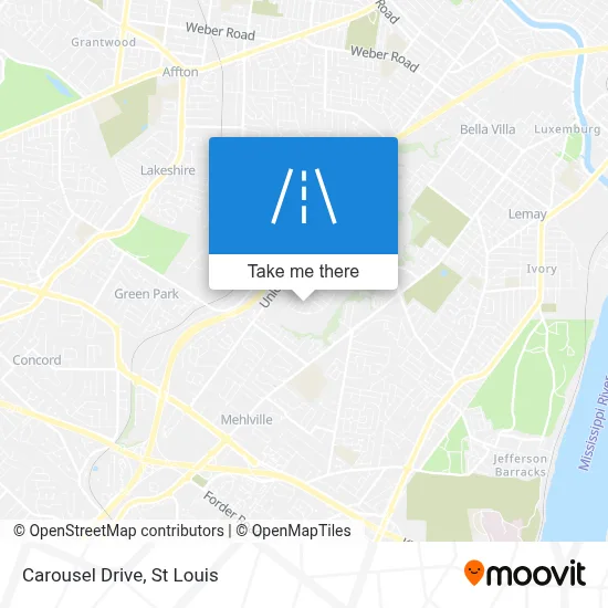 Carousel Drive map
