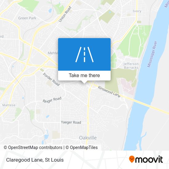 Mapa de Claregood Lane