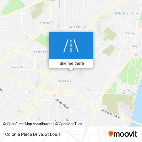 Mapa de Colonia Place Drive