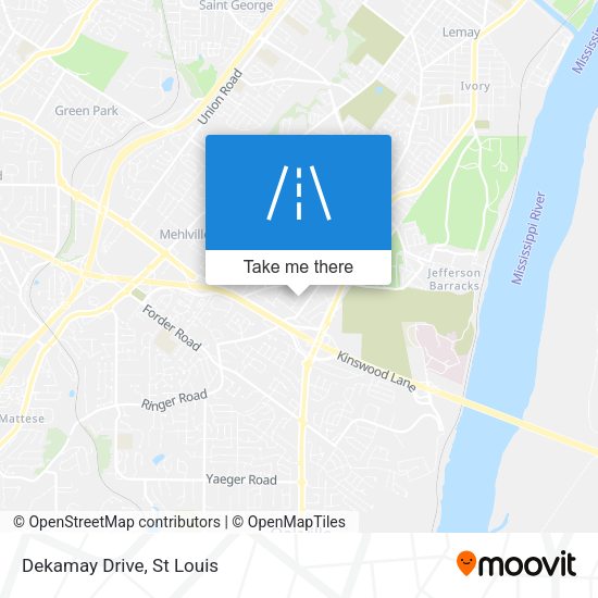 Mapa de Dekamay Drive