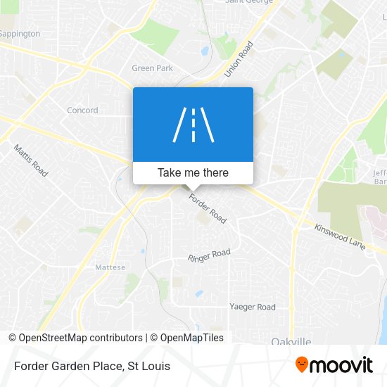 Forder Garden Place map