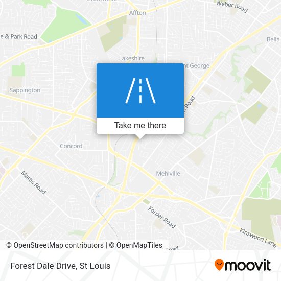 Forest Dale Drive map
