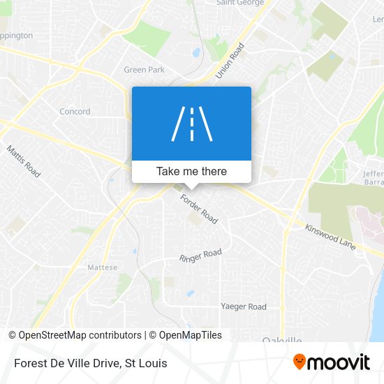 Forest De Ville Drive map