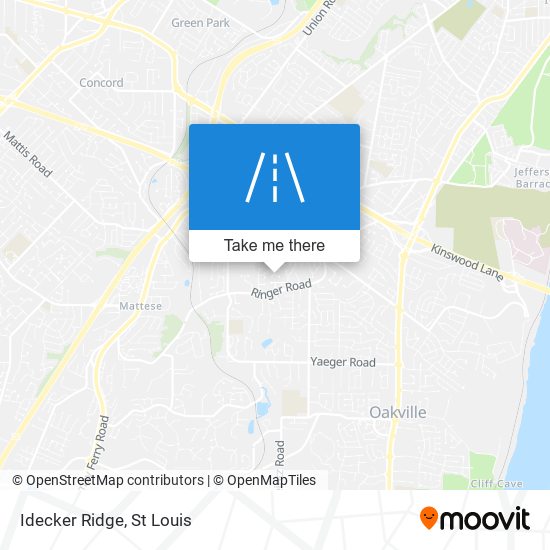 Idecker Ridge map