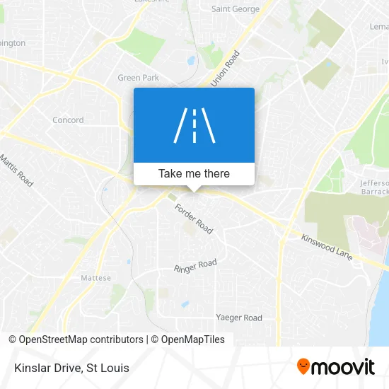 Mapa de Kinslar Drive