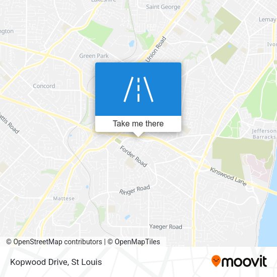 Mapa de Kopwood Drive