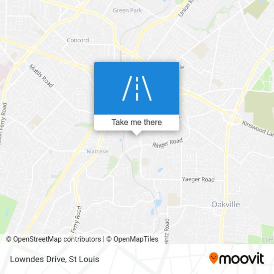 Lowndes Drive map