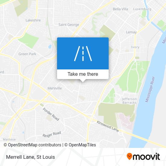 Merrell Lane map