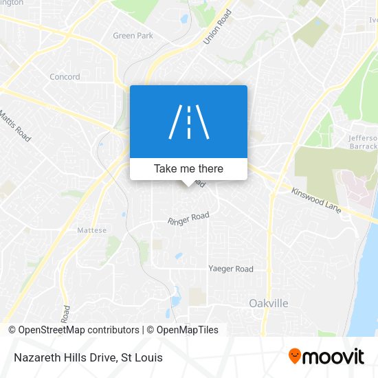 Mapa de Nazareth Hills Drive