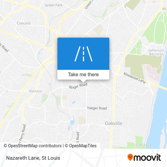 Mapa de Nazareth Lane