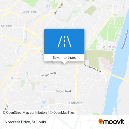 Mapa de Norcrest Drive