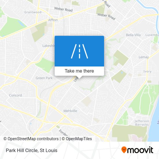 Mapa de Park Hill Circle