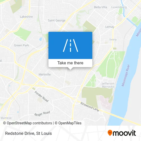 Redstone Drive map
