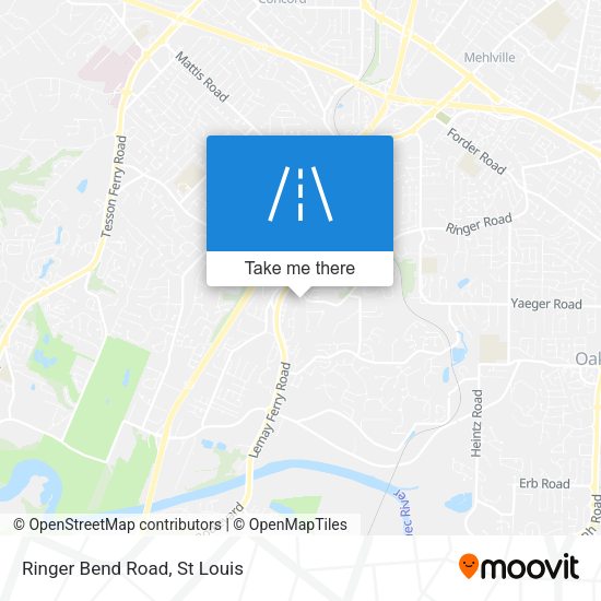 Mapa de Ringer Bend Road