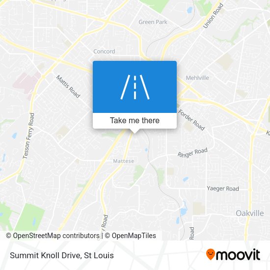 Summit Knoll Drive map