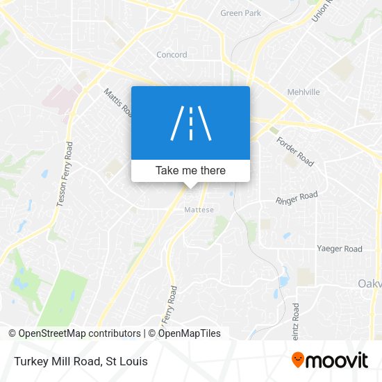 Mapa de Turkey Mill Road