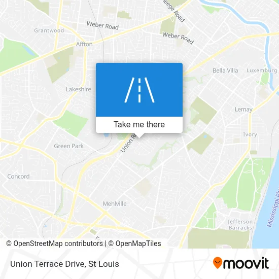 Union Terrace Drive map