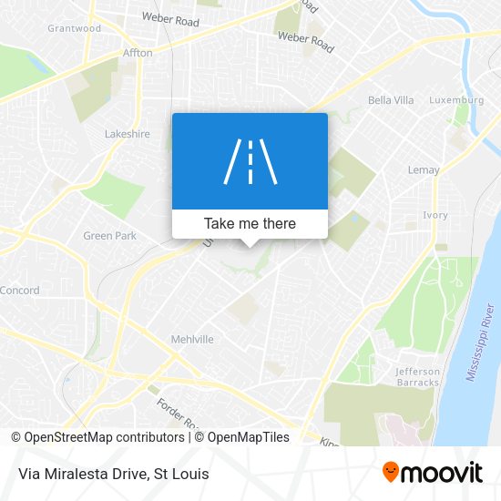 Via Miralesta Drive map