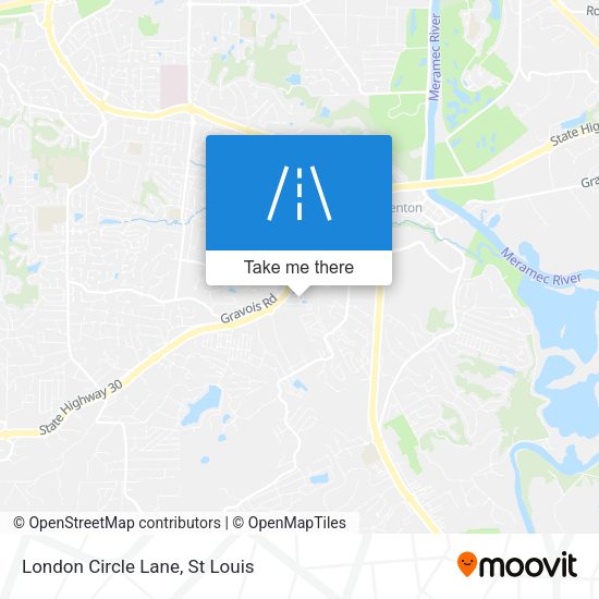 London Circle Lane map