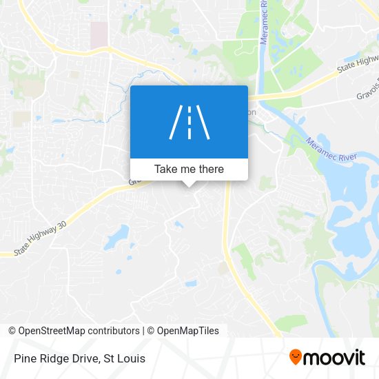 Mapa de Pine Ridge Drive