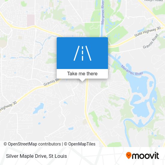 Silver Maple Drive map