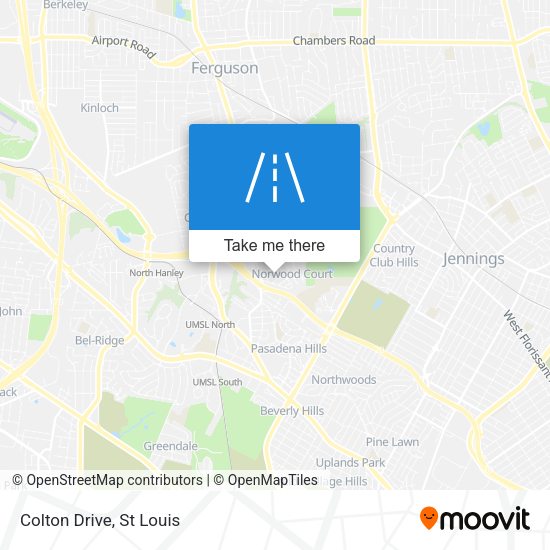 Mapa de Colton Drive
